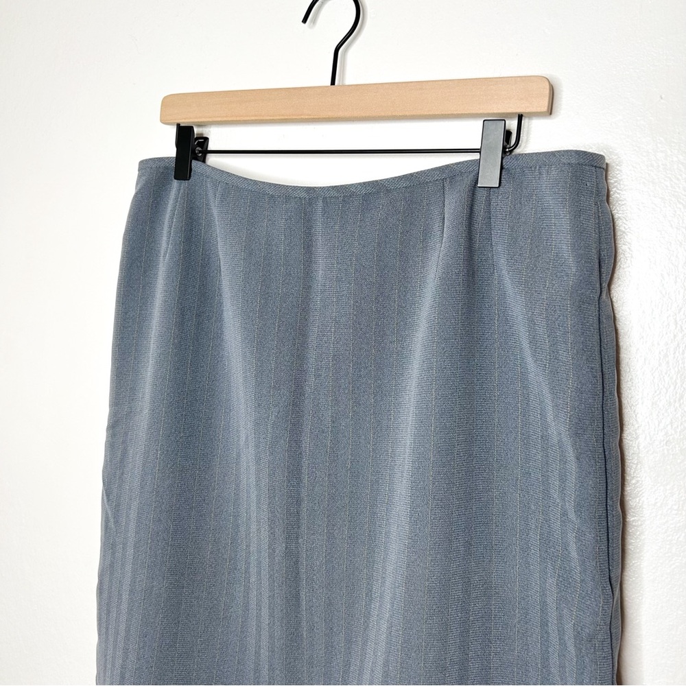 Le Suit Neutral Grey Business Casual Career Pencil Skirt Plus Size 16 - Picture 3 of 7